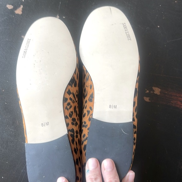 Sam & Libby leather Animal Print shoes BNWOT - Picture 6 of 6